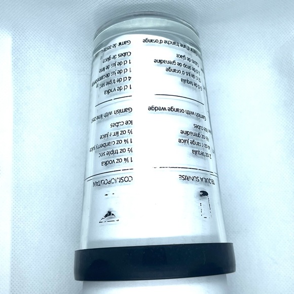 Cocktail Shaker - Glass and Tin with Printed Recipes - Picture 6 of 7